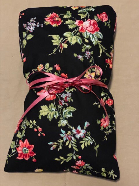 Large Microwavable Corn Heating Pad (~10x15) Floral