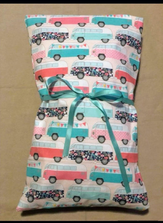 Large Microwavable Corn Heating Pad (~10x15) Hippie van