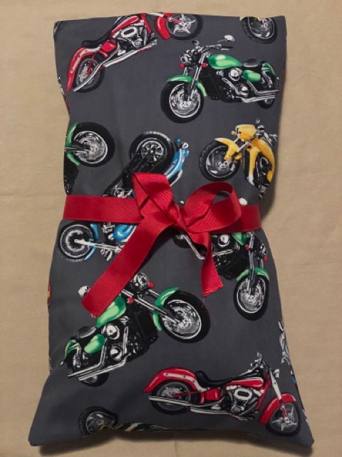 Large Microwavable Corn Heating Pad (~10x15) Motorcycle
