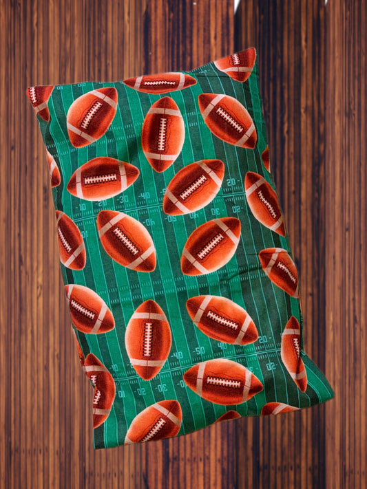Natural Microwavable Corn Bag Heating Pad for Heat/Cold Pain Relief (10x14) Football!