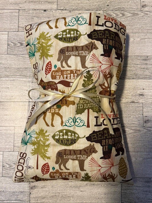 Microwavable Corn Heating Pad Corn Heating Pack Moose Bear Lake Cabin