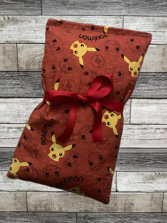 Pokemon Corn Heating Pad Microwave Corn Bag Back Heating Pad Heat Pack Heat Cooling Warm Bag, Birthday Gift, Weighted Lap Pad 300+ Fabrics