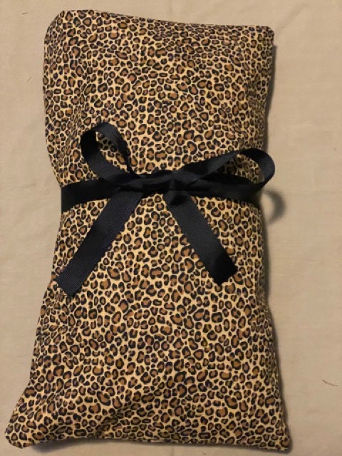 Large Microwavable Corn Heating Pad (~10x15) Cheetah Leopard