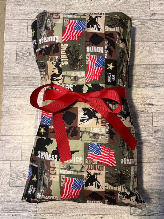 Army Navy Marine Armed Forces Corn Heating Pad